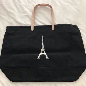 Eiffel Tower Jute Tote NWT!